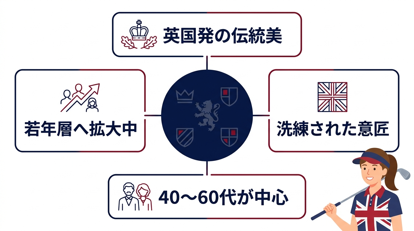 アドミラル ゴルフの年齢層と人気の理由を徹底解説