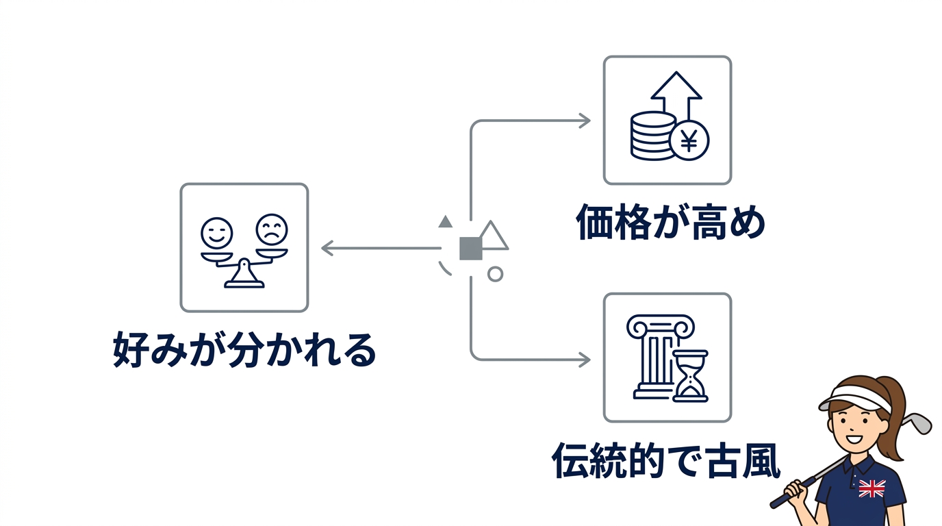 アドミラル ゴルフの気になる3つのデメリット