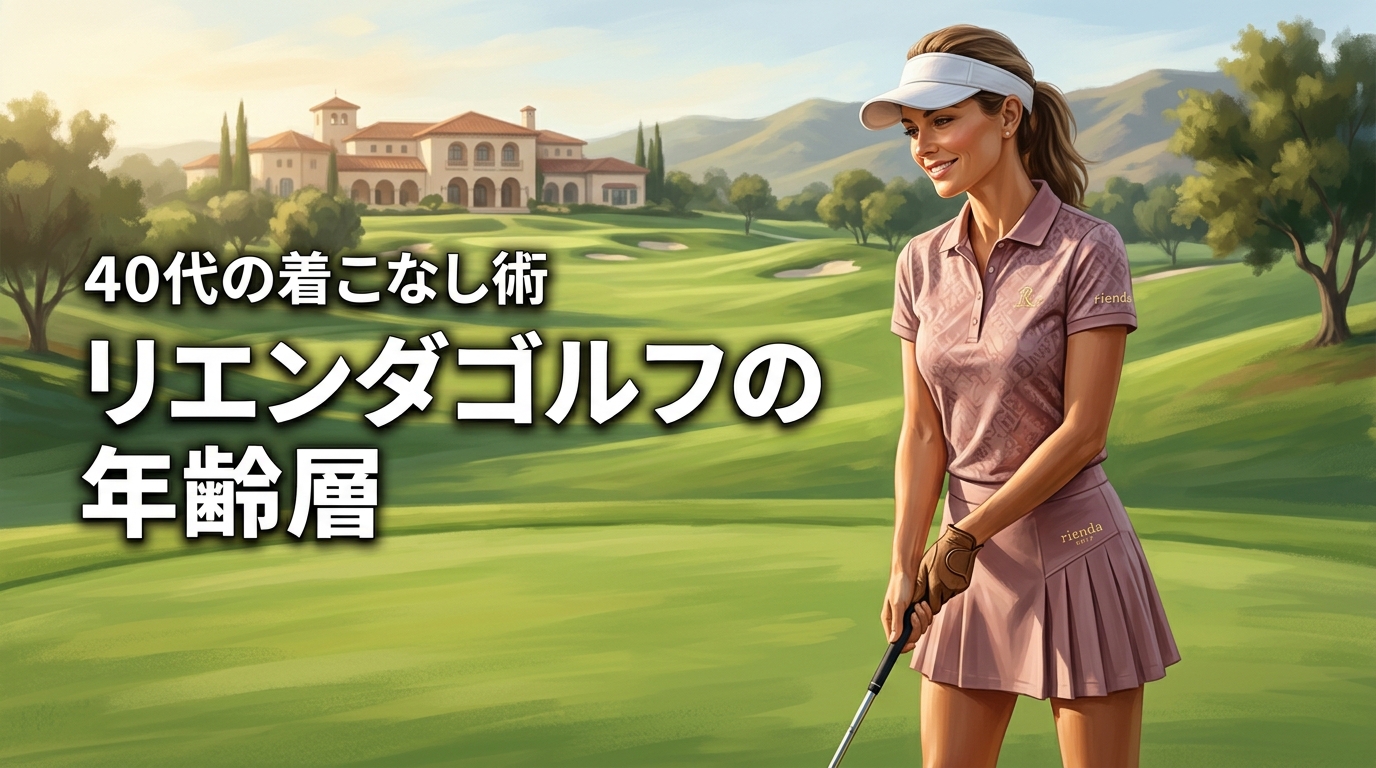 リエンダ ゴルフの年齢層が気になる！40代でも若作りに見えない着こなし術